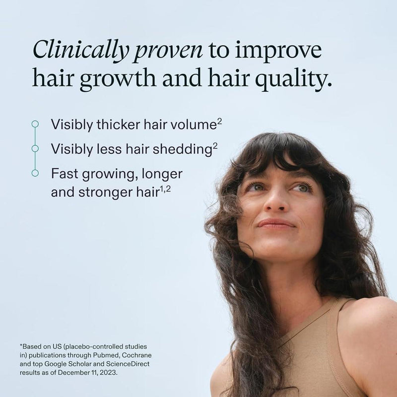 Nutrafol Suplementos para Crecimiento del Cabello de Mujeres, Clínicamente Probados y Recomendados por Dermatólogos