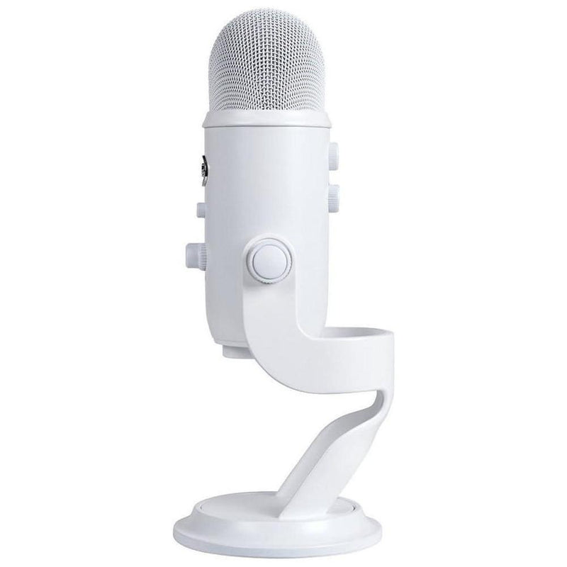 Logitech for Creators Blue Yeti - Micrófono USB para videojuegos, transmisión, pódcasts, blanco (Whiteout)