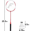 Franklin Sports - Juego de raqueta de bádminton y pajaritas, equipo ideal para niños y adultos, 2 jugadores