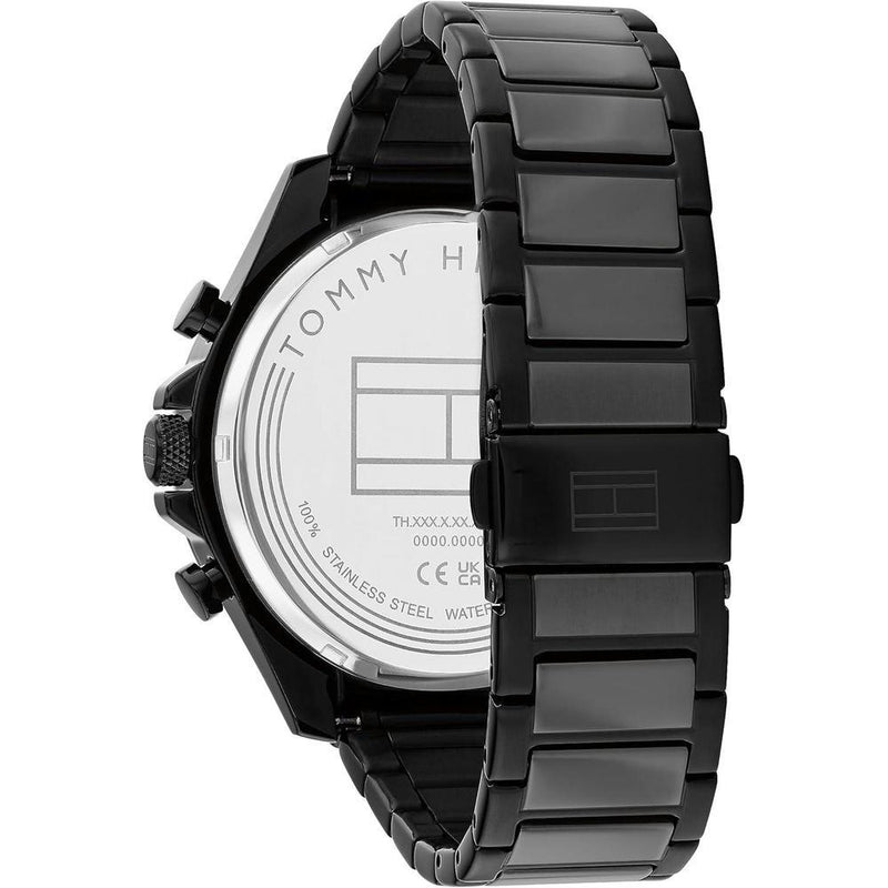 Reloj Multifunción Hombre Tommy Hilfiger, Caja Acero Inoxidable, Diseño Deportivo e Inspirado en Carreras, Resistente al Agua