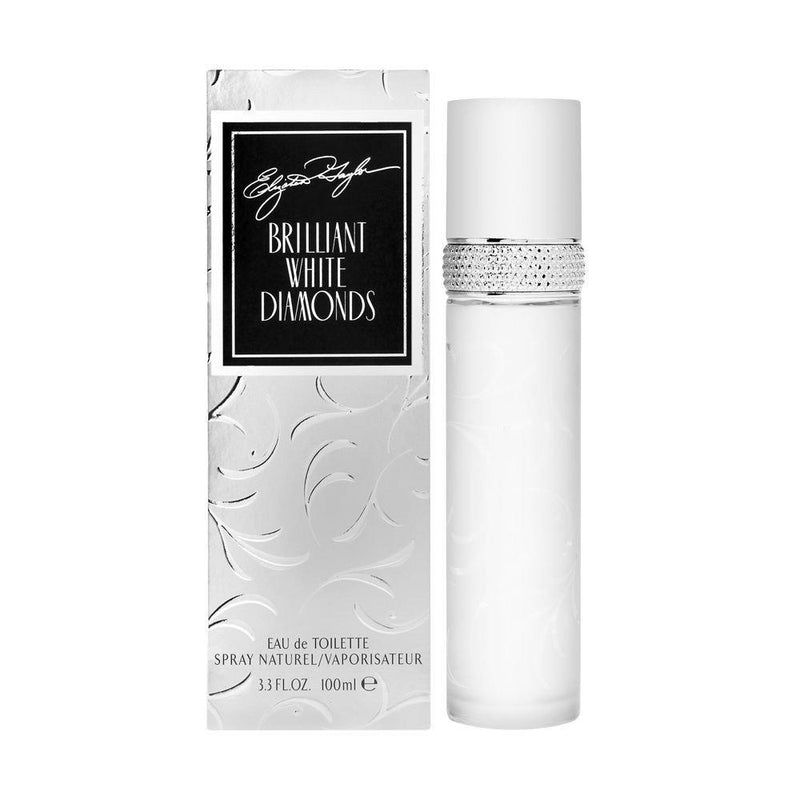 Elizabeth Taylor White Diamonds Brilliant Eau de Toilette en espray para mujer, fragancia sofisticada