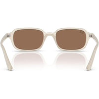 Gafas de Sol Ray-Ban RB4455 Zuri con Marco Cuadrado Negro y Lentes Polarizadas Gris Oscuro