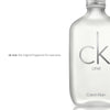 Calvin Klein CK One Eau de Toilette, fragancia cítrica unisex con té verde, bergamota, cardamomo, violeta y ámbar