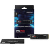 SAMSUNG 990 PRO SSD 2TB NVMe PCIe Gen4, disco duro interno de estado sólido con velocidades de lectura de hasta 7450 MB/s