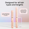 L'ANGE HAIR Le Duo Grande 360° Airflow Styler, plancha y rizador de titanio con ventilación de aire frío para estilo seguro