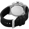 Reloj Invicta para hombre, modelo Specialty, acero inoxidable, con correa negra de silicona y movimiento de cuarzo