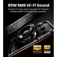 Edifier S300 Altavoz Hi-Fi de alta resolución para emparejamiento inalámbrico con entradas AirPlay 2 y diseño Retro