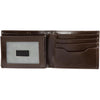 Set de carteras Calvin Klein minimalista y tarjeteros para hombre, diseño de cuero con tecnología RFID