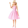 Muñeca Barbie The Movie de Margot Robbie, coleccionable con vestido de cuadros vichy rosa y collar de margaritas