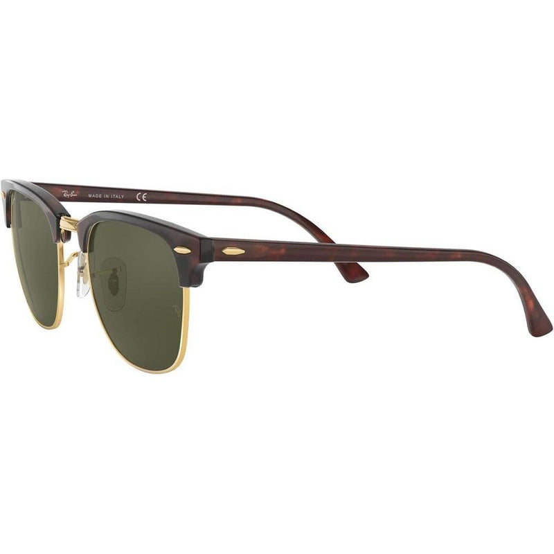 Ray-Ban Clubmaster Lentes de Sol Cuadrados con Protección UV y Montura Duradera de Acetato, Diferentes Colores y Tamaños