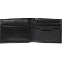 Calvin Klein Billetera plegable de piel RFID para hombre con múltiples ranuras para tarjetas e identificación