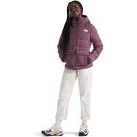 The North Face - Chaqueta aislante para mujer, resistente al agua con plumón reciclado y capucha ajustable