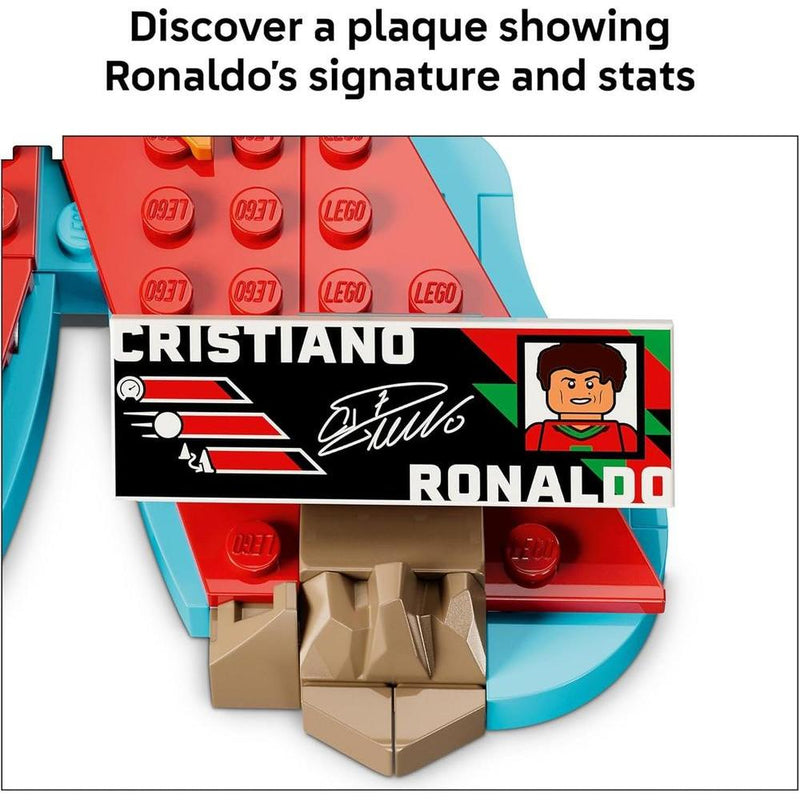 LEGO Cristiano Ronaldo Soccer Highlights Set para Niños y Niñas, Regalo Coleccionable de Fútbol, Decoración para Habitación