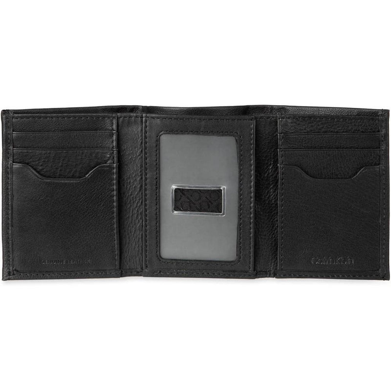Conjunto Calvin Klein para hombres: billetera de cuero RFID y llavero, diseño moderno y funcional