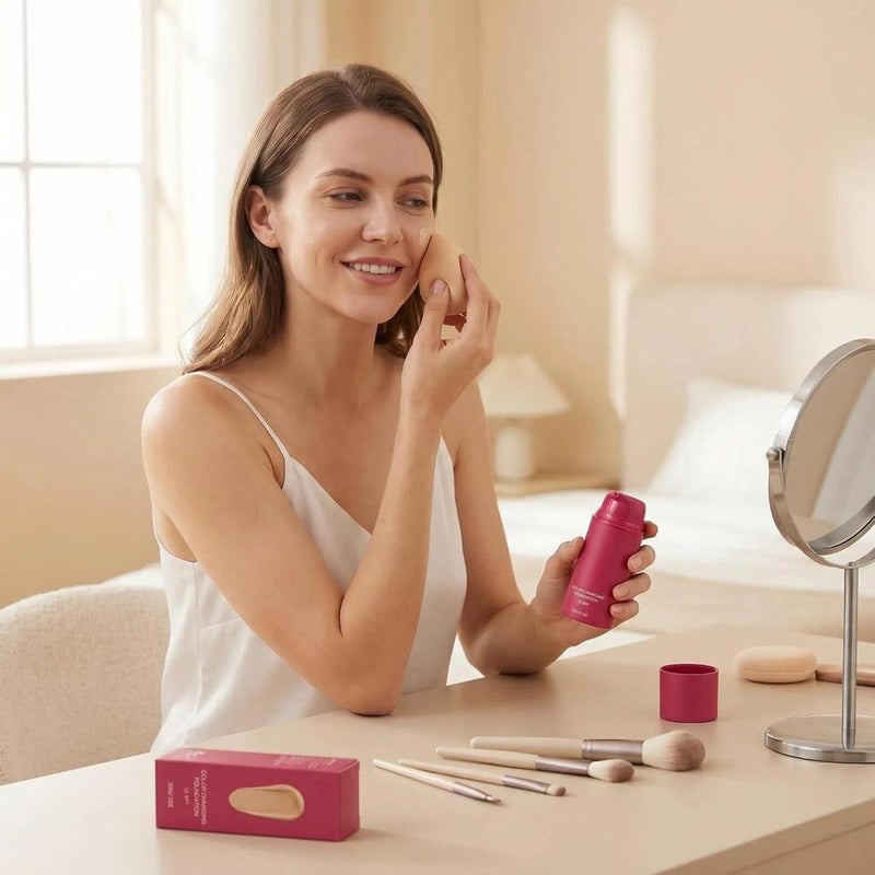 Base Líquida Que Cambia De Color, Adaptadora Del Tono De Piel Para Acabado Natural, SPF 15, 30 Ml
