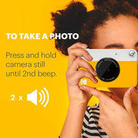 KODAK Printomatic Cámara digital con impresión instantánea a color en papel fotográfico ZINK con respaldo adhesivo