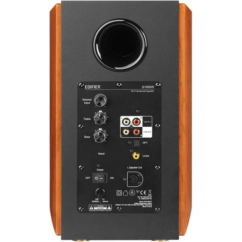 Bocinas de estante Edifier S1000W WiFi Audiophile Active, sistema de sonido HiFi Bluetooth compatible con Alexa