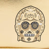 Loungefly Star Wars C-3PO Bolso de hombro bordado con doble correa mujer diseño Día de los Muertos