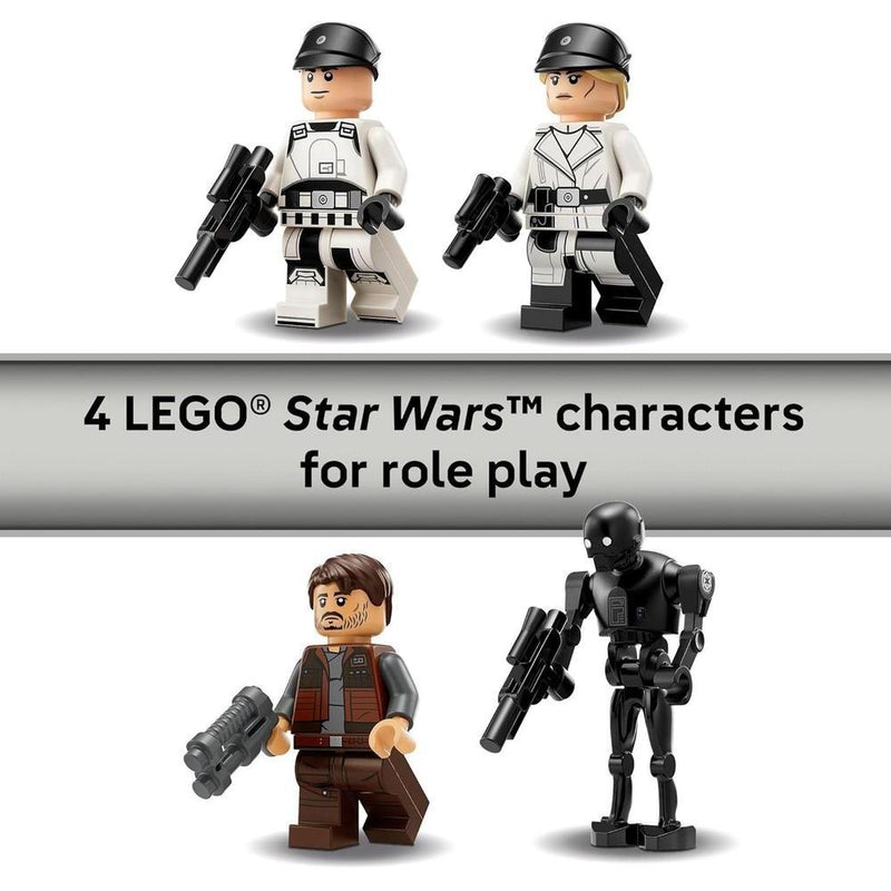 Juego LEGO Star Wars Rebel U-Wing Starfighter con Cassian Andor, Dedra Meero y K-2SO, ideal para fans de Andor