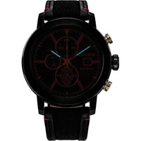 Citizen Eco-Drive Star Wars Darth Maul Mastermind cronógrafo negro con correa de nailon y esfera negra, modelo CA0766-02W
