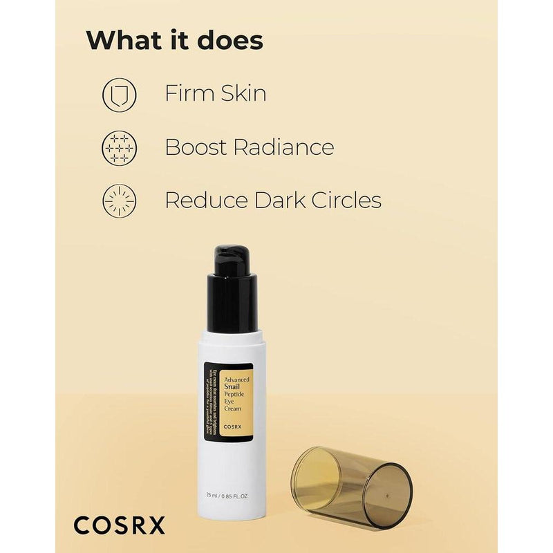 Crema para Contorno de Ojos con Mucina de Caracol y Péptidos