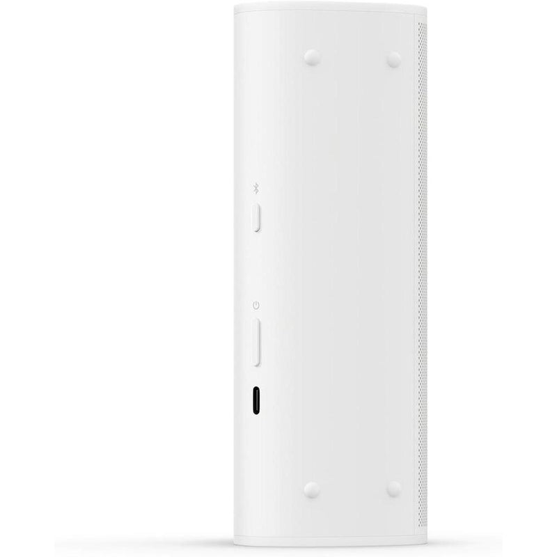 Sonos Roam 2 en color blanco, altavoz Bluetooth portátil e impermeable, integra control de voz con Alexa y conectividad Bluetooth y Wi-Fi