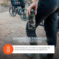 JBL Flip 7 Altavoz Bluetooth portátil con potente sonido y funda rígida protectora Divvi, impermeable y a prueba de golpes