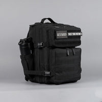 WOLFpak Mochila Negro Alpha de 25L resistente al agua, ideal para viaje o uso diario, con compartimento seguro y personalizable