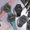 Reloj Casio Señoras G-Shock S-Series con Banda de Resina Rosa, Modelo GMAS140-4A, Analógico Digital