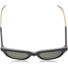 Tommy Hilfiger Gafas de sol unisex para adultos TH1352/S, diseño rectangular con marco de plástico negro mate completo