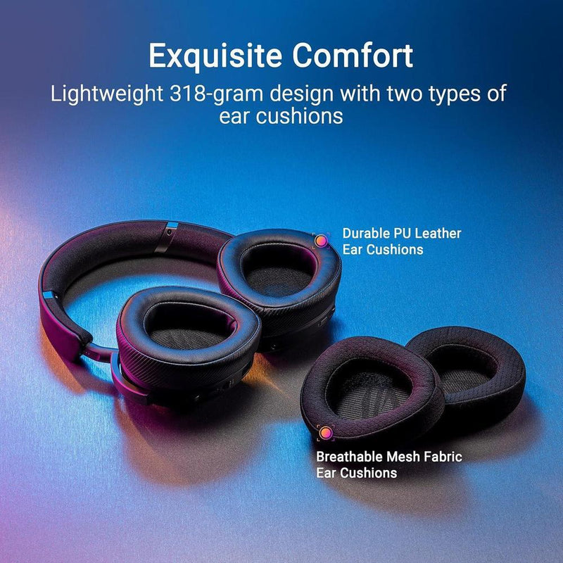 ASUS ROG Delta II Wireless Gaming Headset Mic Tri-Mode Connectivity for PC PS5 PS4 Xbox Switch Mobile