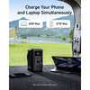 Anker Banco de energía central de alta capacidad, generador portátil con pantalla digital, iluminación y modo SOS para exteriores