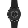 Fossil Reloj inteligente pantalla táctil Gen 6, 4.39 cm con Alexa, frecuencia cardíaca, oxígeno en sangre, GPS, pagos sin contacto, Negro