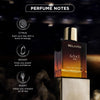 Perfume G.O.A.T. para hombre, con notas de bergamota, lavanda y pachulí. Aroma amaderado oriental y refrescante, ideal para deportistas