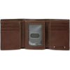 Billetera triple de hombre Levi's elegante y delgada con ventana de identificación y tarjetero de crédito