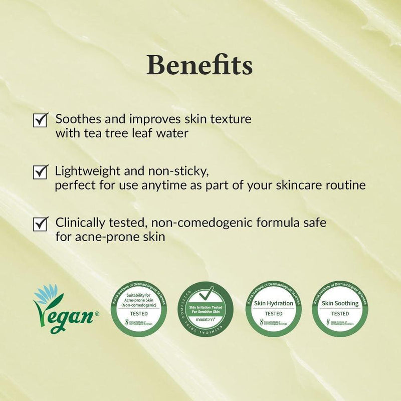 345 Relief Crema + Hidratante con Niacinamida y Agua de Hoja de Árbol de Té 50ml