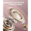 Auriculares Soundcore AeroClip Anker Oído Abierto, Comodidad Adaptativa, Llamadas 4 Mics IA, Marrón Rosado