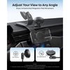 Cargador inalámbrico magnético para coche Anker, montaje ajustable 360°, 15 W Qi2 certificado con soporte de aleación para iPhone