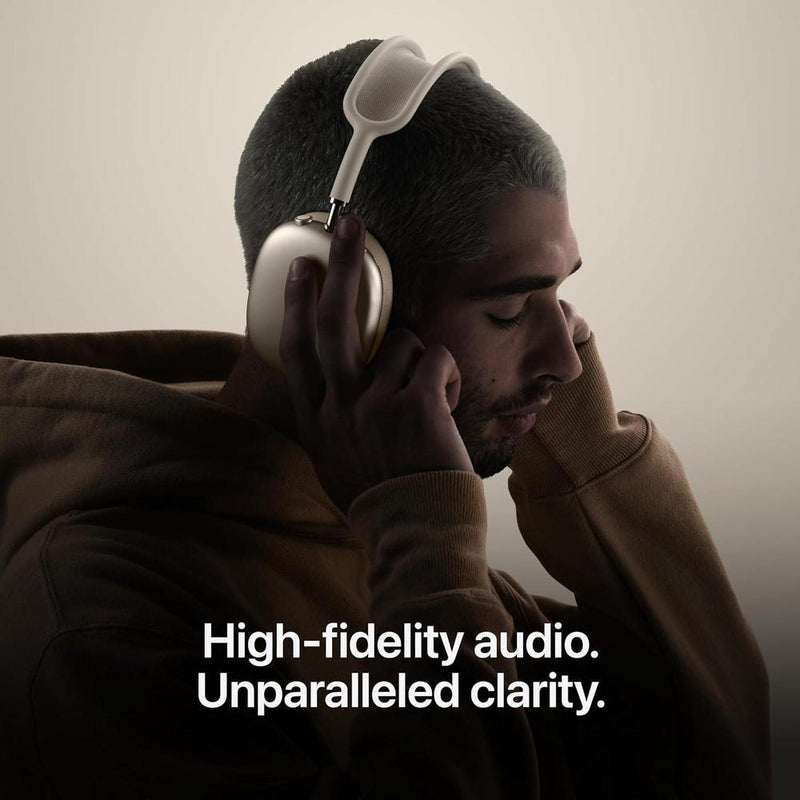 Apple AirPods Max 2 con Cancelación Activa de Ruido, Audio Adaptativo y Traducción en Vivo, Auriculares Bluetooth - Starlight