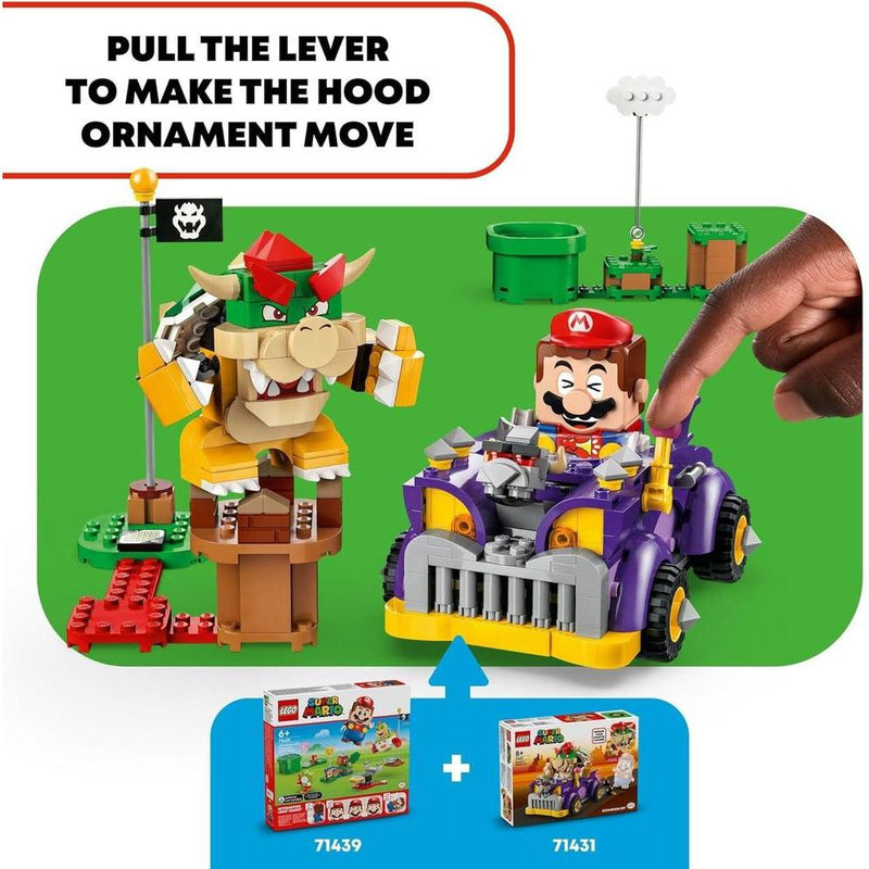 LEGO Super Mario Bowser's Muscle Car - Juego de expansión coleccionable, ideal para regalar y disfrutar en familia