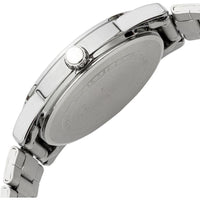 Reloj Casio para Hombre Estándar de Acero Inoxidable, Esfera Negra de Fácil Lectura MTP-V001D-1B