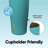Botella de Agua Owala FreeSip Sway de Acero Inoxidable con Pico de Dos Vías y Asa de Cubo, Aislada y Sin BPA