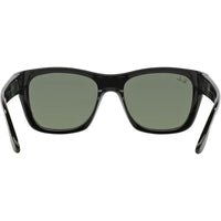 Ray-Ban Gafas de sol unisex con montura Habana ligera y lentes degradados marrones ideales para rostros ovalados