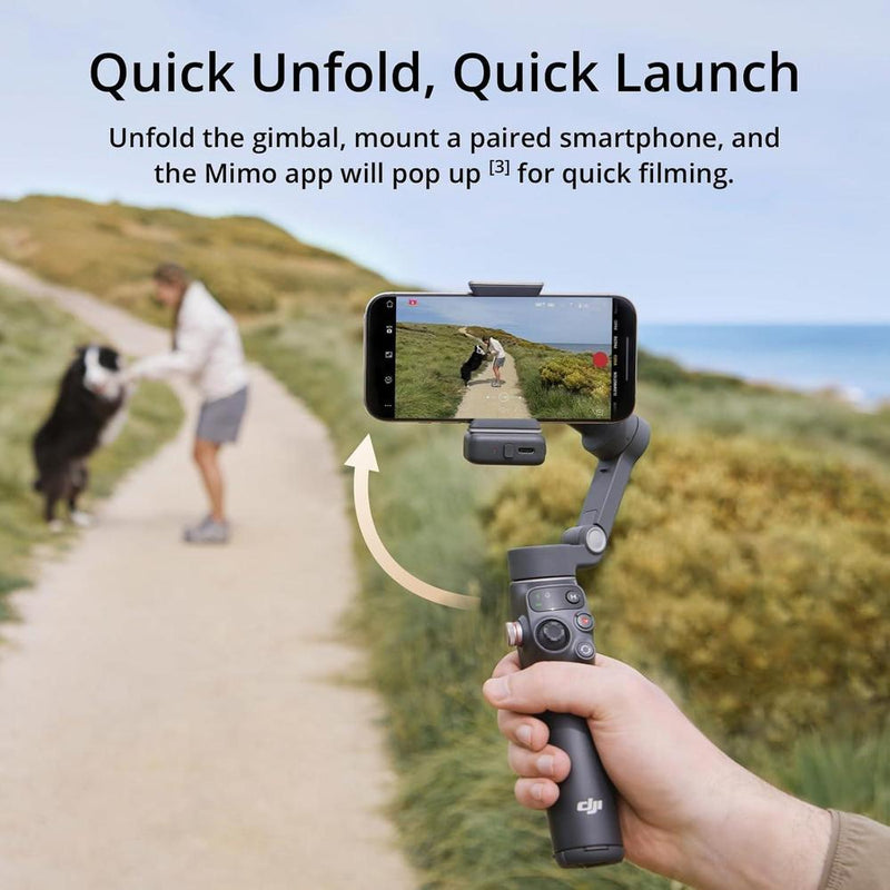 DJI Osmo Mobile 7P Estabilizador Gimbal para iPhone y Android con seguimiento, extensión, trípode y carga