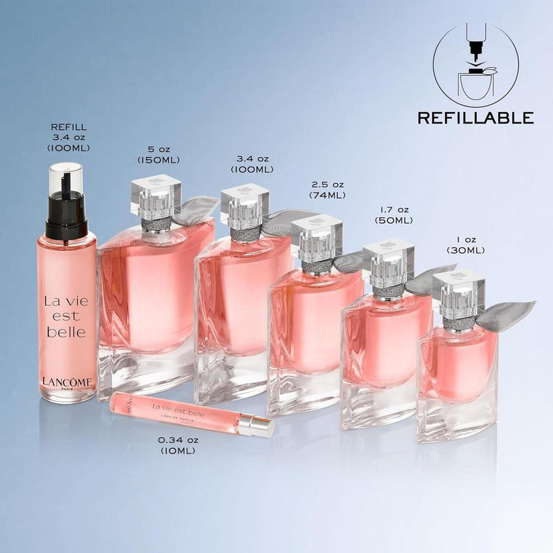 Lancôme La Vie Est Belle Eau de Parfum para Mujer con Notas de Iris, Pachulí, Vainilla y Azúcar Hilado