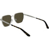 Gafas de sol Calvin Klein CK25100S con diseño cuadrado minimalista y marco metálico