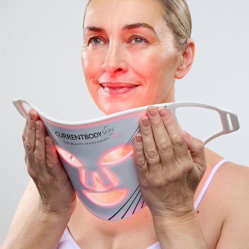 Máscara Facial de Terapia LED CurrentBody para Reducción de Arrugas y Rejuvenecimiento de Piel
