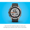 Garmin Fenix 7, Reloj Inteligente de Aventura Resistente con GPS, Pantalla Táctil, Funciones de Salud y Bienestar