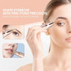 Eyebrow & Facial Trimmer Recortadora de cejas y facial recargable 2 en 1 con luz LED