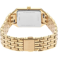 Fossil Raquel Reloj para mujer de cuarzo y acero inoxidable en color dorado con 3 manecillas y calendario